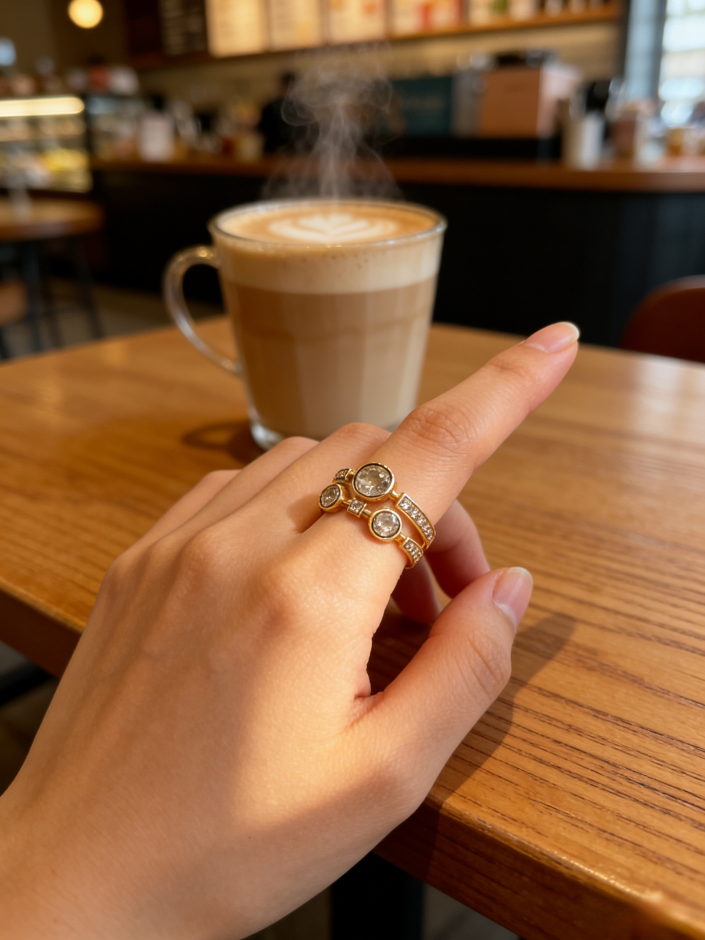 Three Ancient Coin Ring