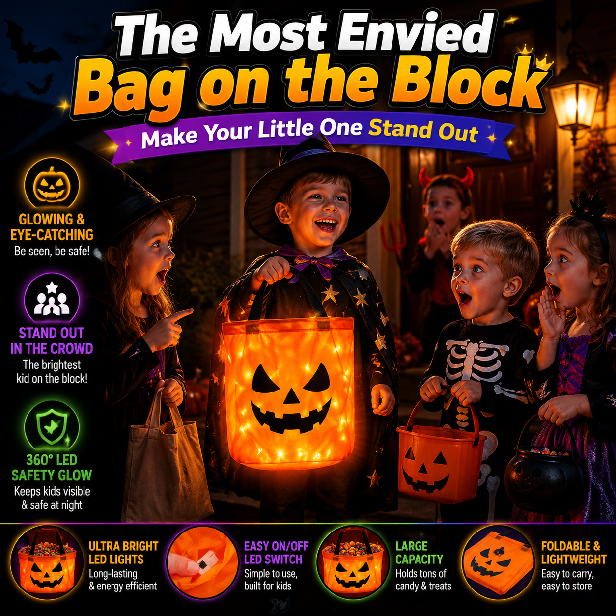 🎃  Light Up Halloween —👻 Save 49% Today!✨
