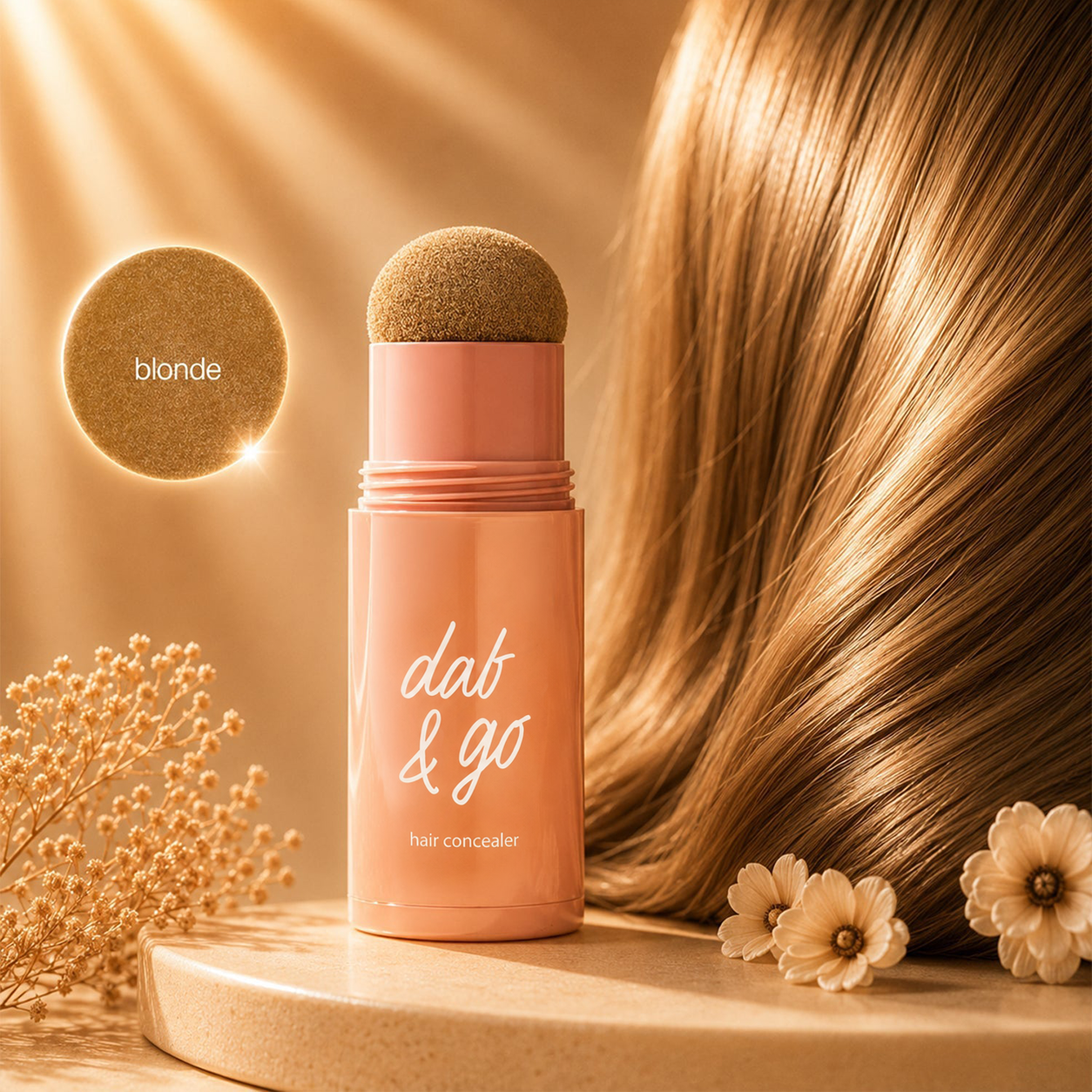 ✨Dab&Go Hair Concealer Stick – Mess-Free Root, Gray & Hairline Touch-Up