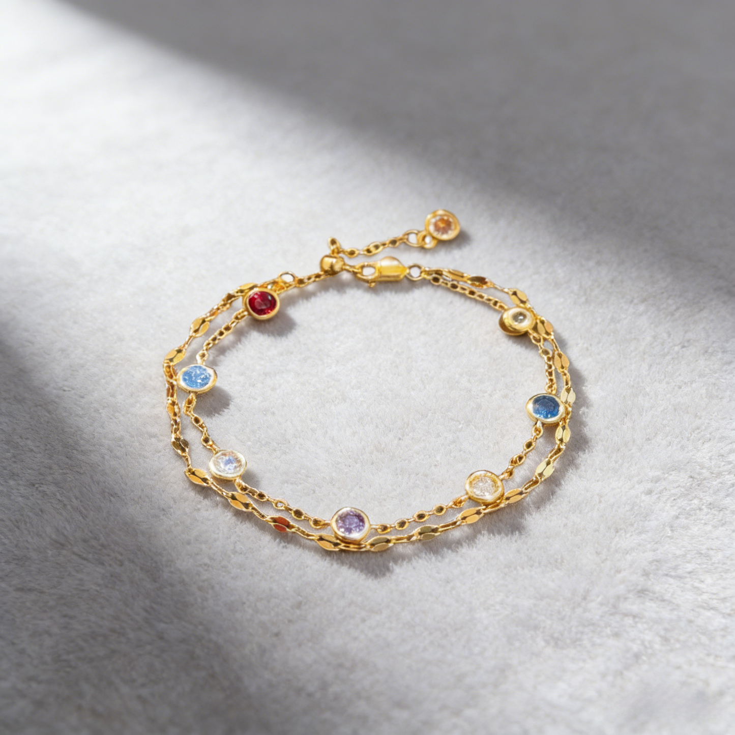 Rainbow Double-Layer Bracelet