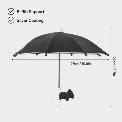 Mini Phone Umbrella Shade – Sun & Rain Protection for Smartphones