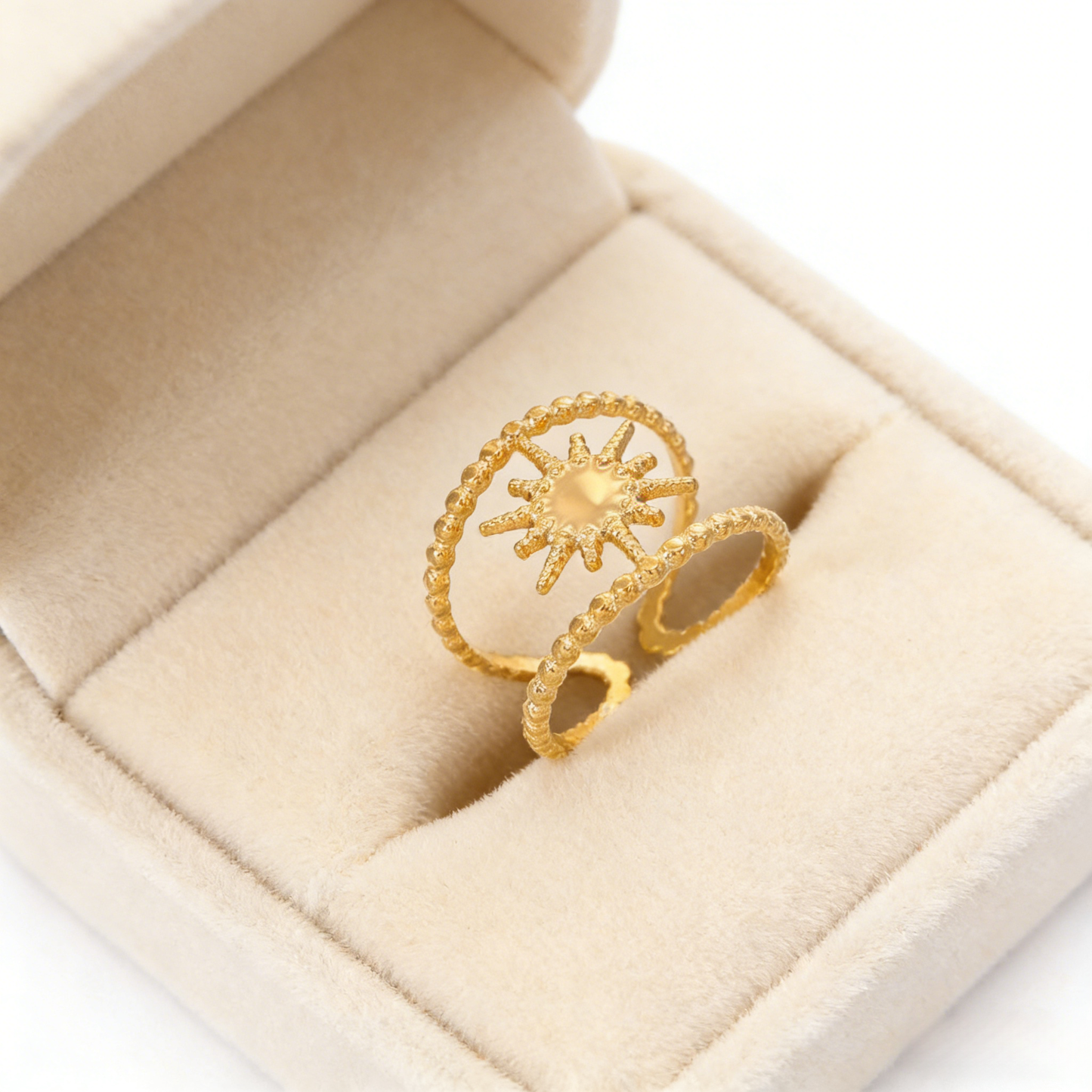 Sunflower Open Ring