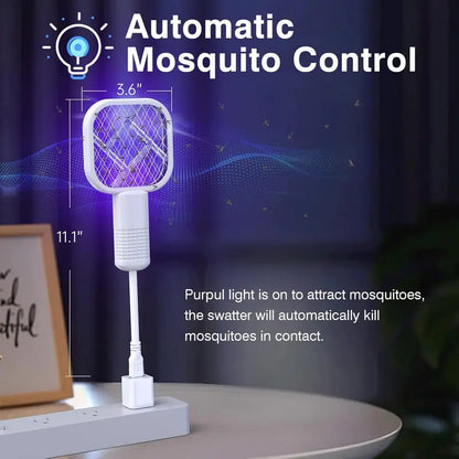 🚫🦟 HOT SALE | 2-in-1 USB Mosquito Swatter & Mosquito Trap Lamp 🦟🚫Mini USB Electric Mosquito Killer Trap