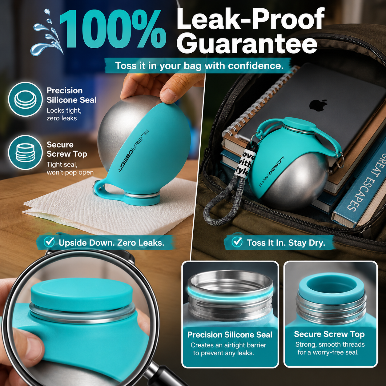 Last Day 50% OFF - 2-IN-1 TRAVEL DOG BOTTLE & BOWL