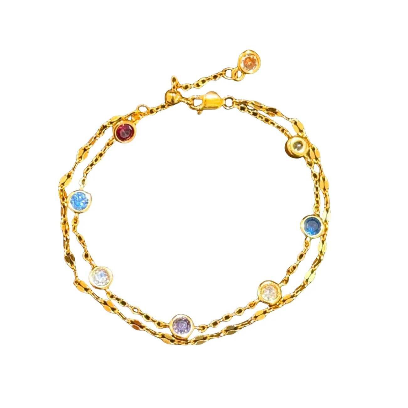 Rainbow Double-Layer Bracelet