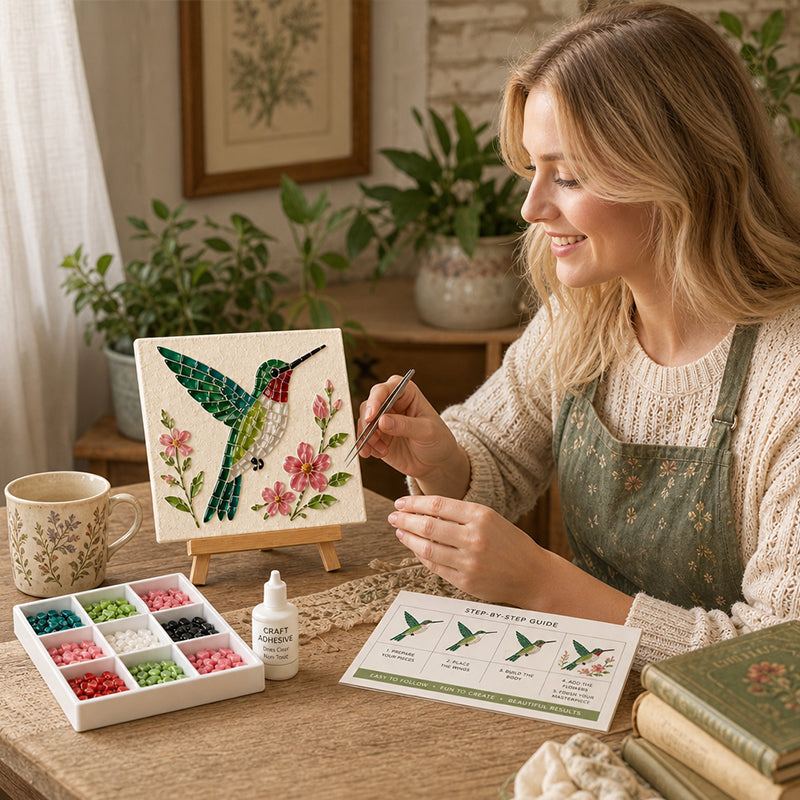 Create Beautiful Mosaic Art—No Experience Needed