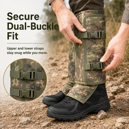 🐍 Snake Bite Protection Leg Gaiters | 🛡️ Heavy-Duty Puncture-Resistant Hunting Leg Guards