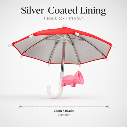 Mini Phone Umbrella Shade – Sun & Rain Protection for Smartphones