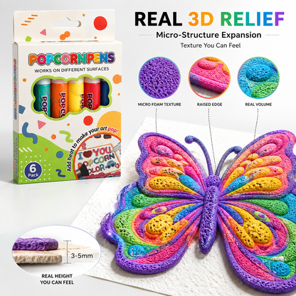 🖍️3D Relief Art Pen – Turn Flat Drawings into Touchable 3D Art🪄