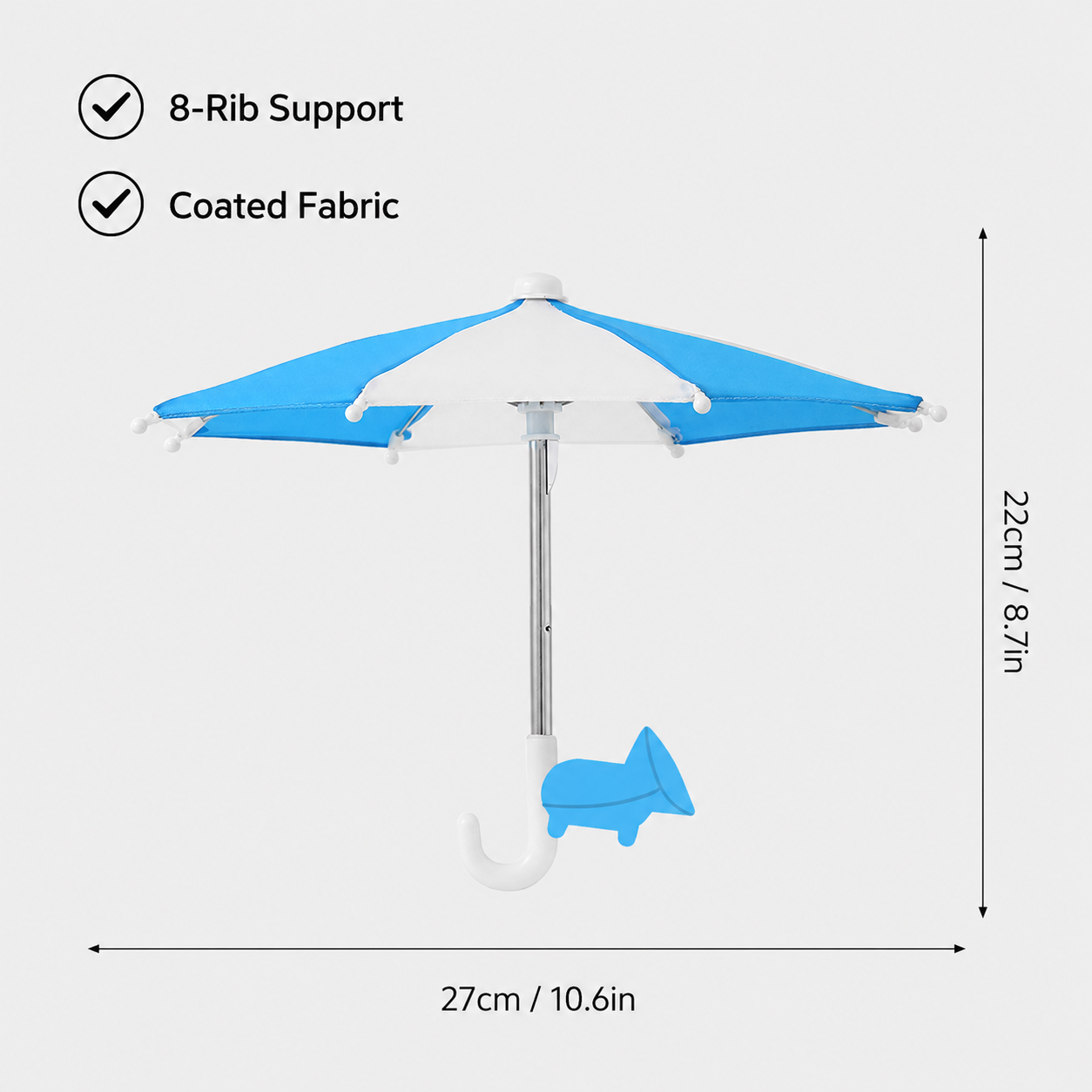 Mini Phone Umbrella Shade – Sun & Rain Protection for Smartphones