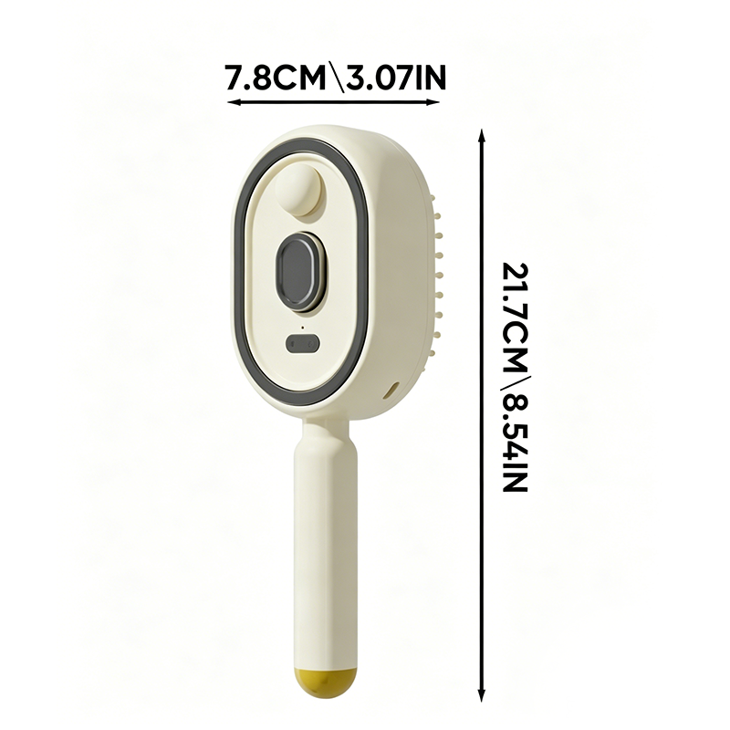 🔥 Essential Oil Mist Comb, Anti-Tangle Electric Massage Brush