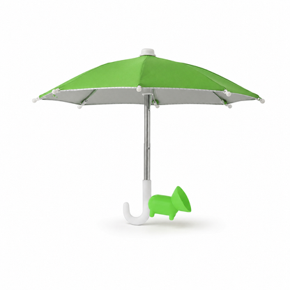 Mini Phone Umbrella Shade – Clip-On Sun Glare & Light Rain Cover