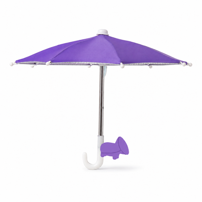 Mini Phone Umbrella Shade – Clip-On Sun Glare & Light Rain Cover