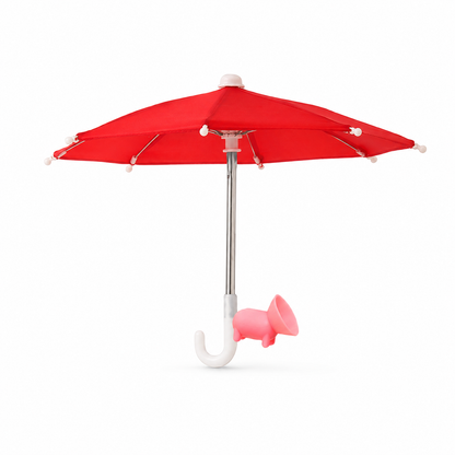 Mini Phone Umbrella Shade – Clip-On Sun Glare & Light Rain Cover