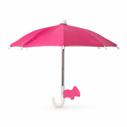 Mini Phone Umbrella Shade – Clip-On Sun Glare & Light Rain Cover