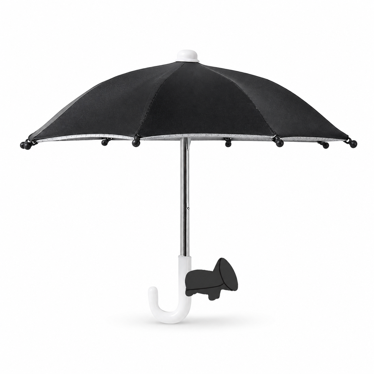 Mini Phone Umbrella Shade – Clip-On Sun Glare & Light Rain Cover