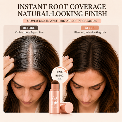 ✨Dab&Go Hair Concealer Stick – Mess-Free Root, Gray & Hairline Touch-Up