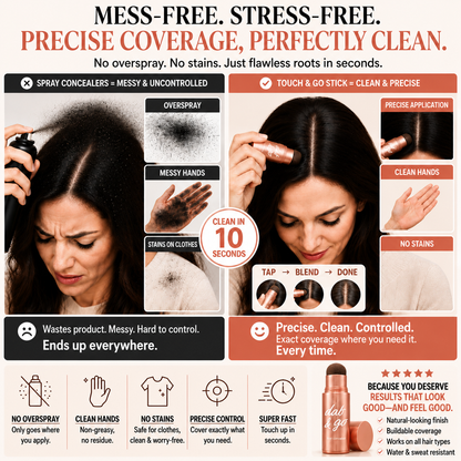 ✨Dab&Go Hair Concealer Stick – Mess-Free Root, Gray & Hairline Touch-Up