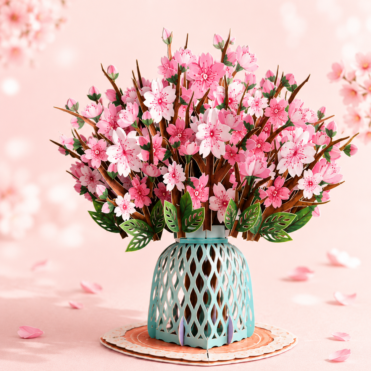 🌸3D Pop-Up Flower Bouquet Card – A Timeless Keepsake for Every Occasion 💖