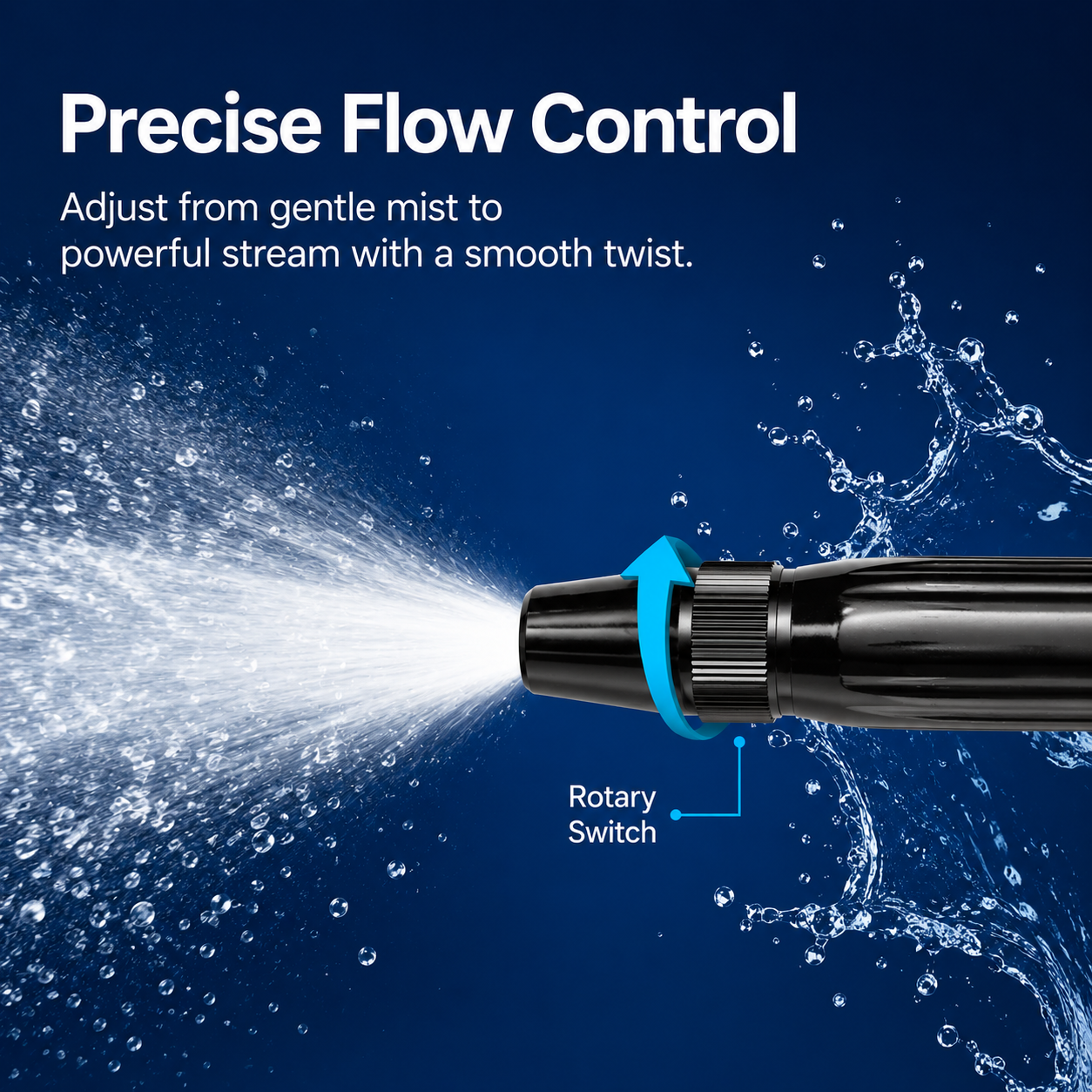 Powerful High-Pressure Spray Nozzle for Home Car Wash & Garden Watering