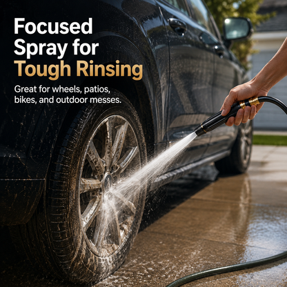 Powerful High-Pressure Spray Nozzle for Home Car Wash & Garden Watering