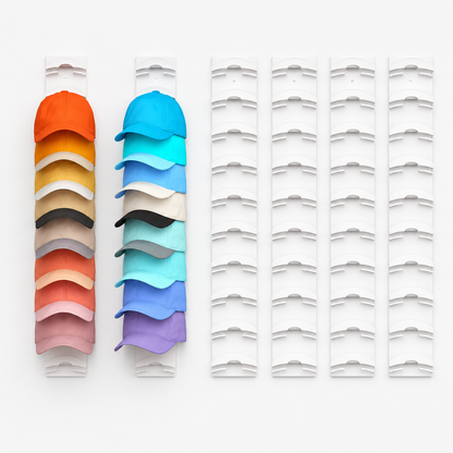 ✨[BOGO Deal] No-Drill Baseball Cap Organizer for Closet & Wall