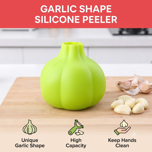 Easy-Roll Silicone Garlic Peeler | Odor-Free Skin Remover
