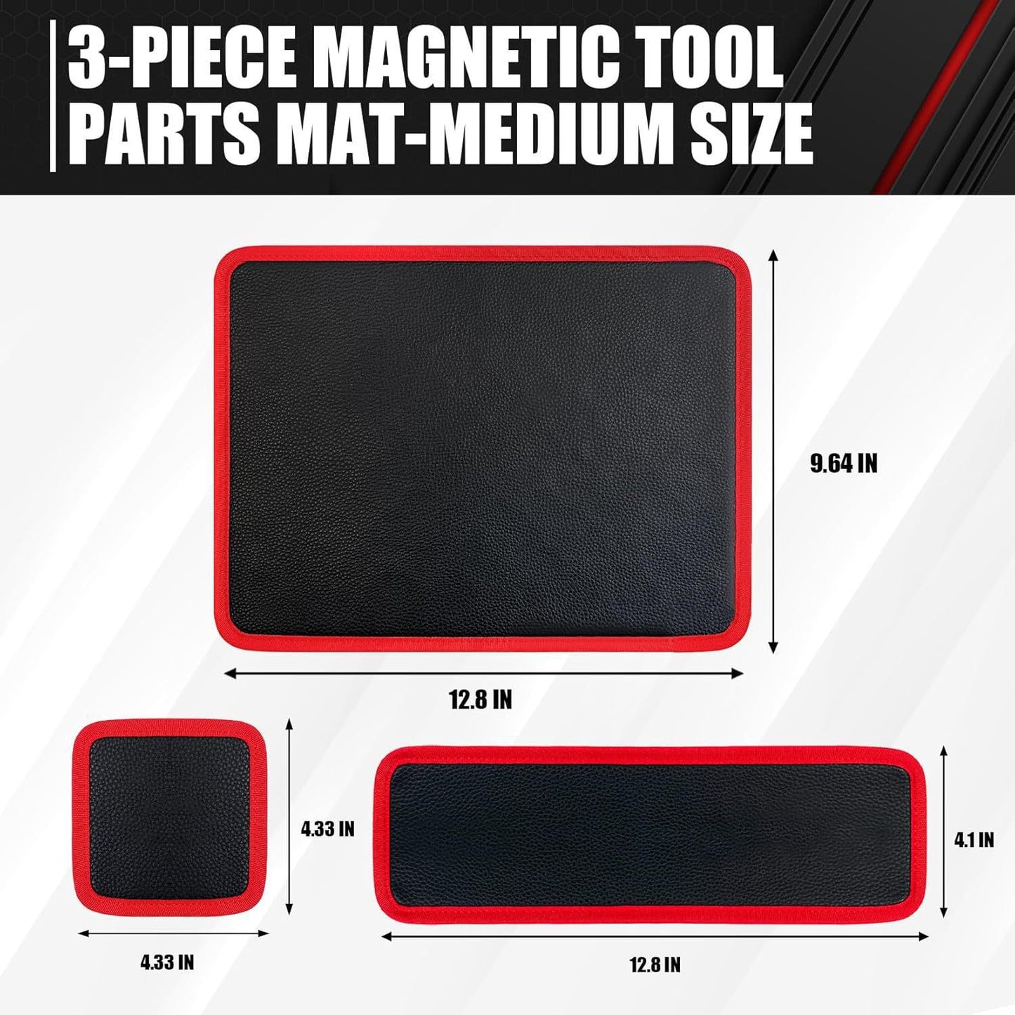 Flexible Magnetic Tool Mat Set for Screws, Sockets & Auto Repairs🛠️🧲
