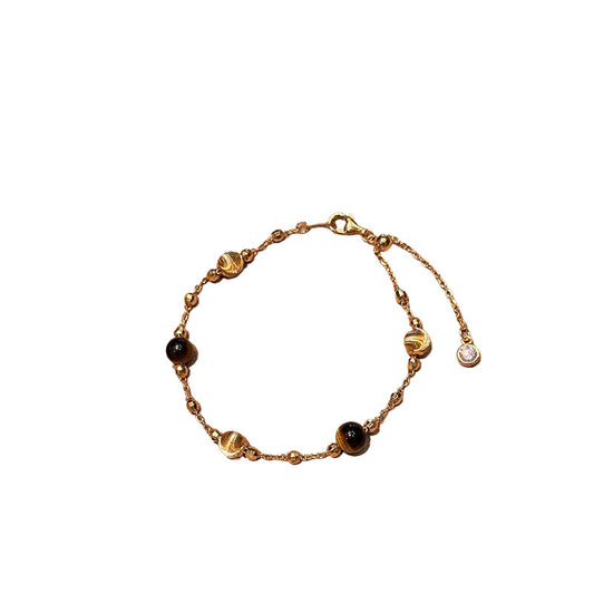 Tiger-eye stone bracelet