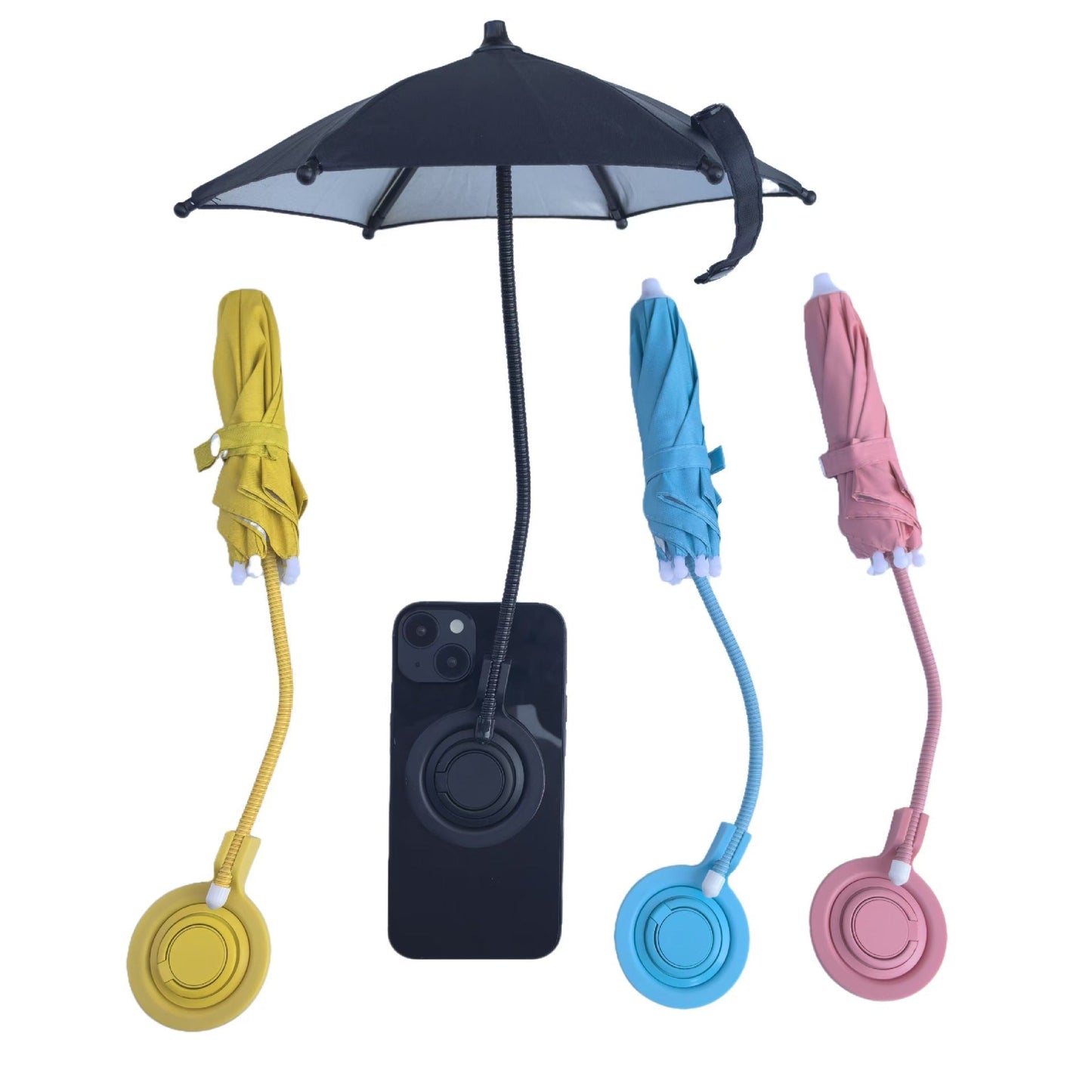 Mini Phone Umbrella Shade – Sun & Rain Protection for Smartphones