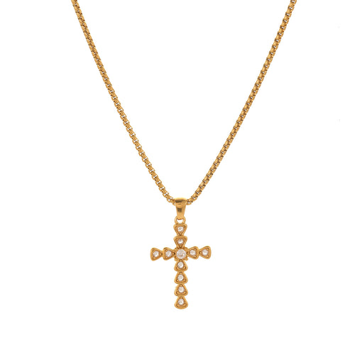 Cross pendant necklace