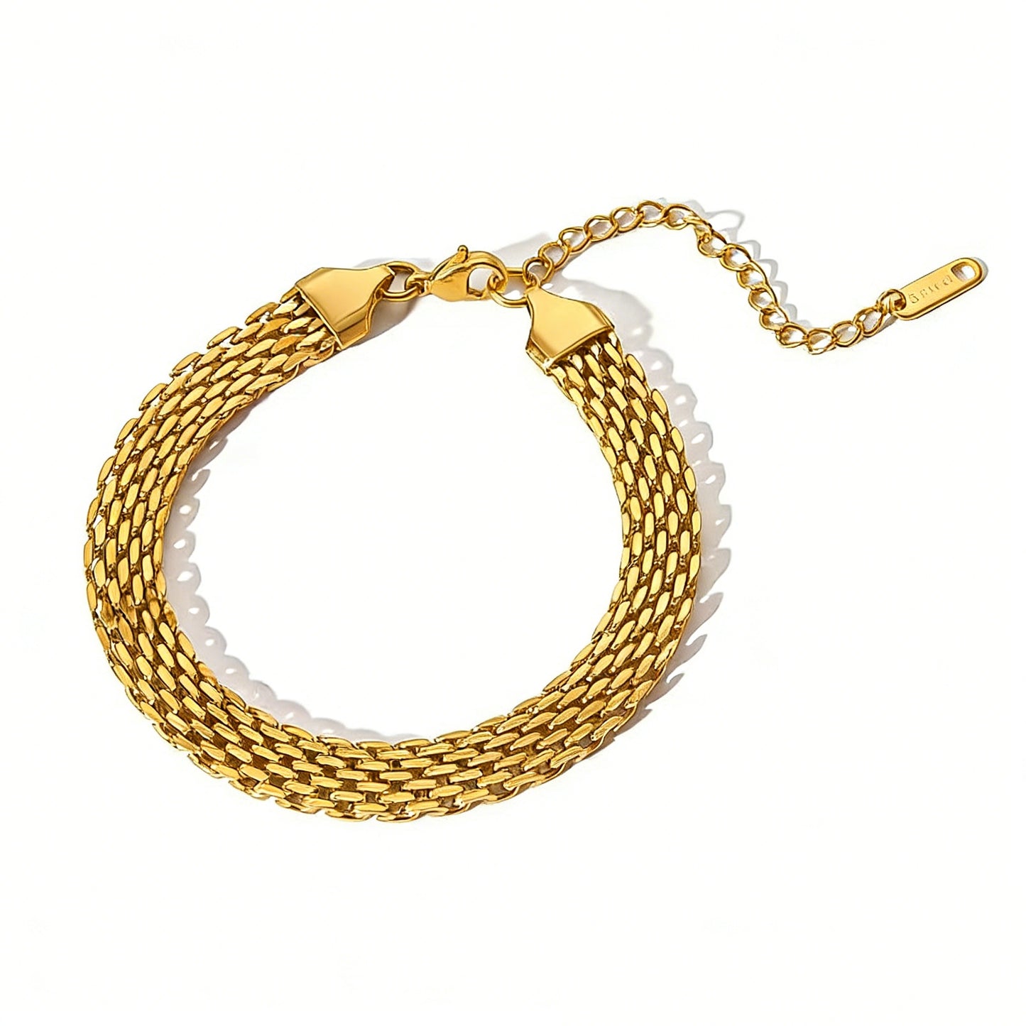 Wire mesh style bracelet