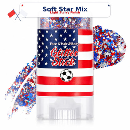 ✨[BOGO Deal]2026 Independence Day Glitter Stick – Red, White & Blue Sparkle 🎆