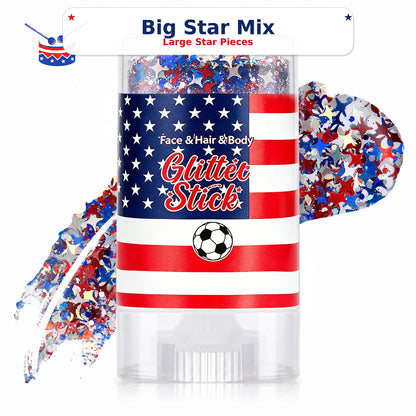 ✨[BOGO Deal]2026 Independence Day Glitter Stick – Red, White & Blue Sparkle 🎆