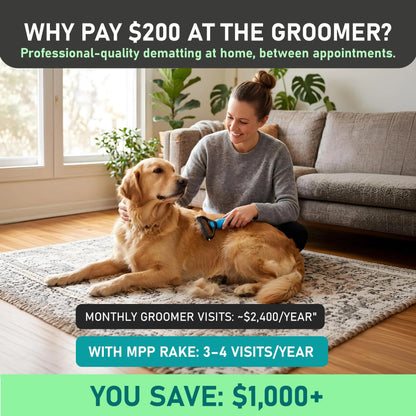 ✨[BOGO Deal]Dual-Sided Pet Deshedding Brush for Dogs & Cats🐶🐱