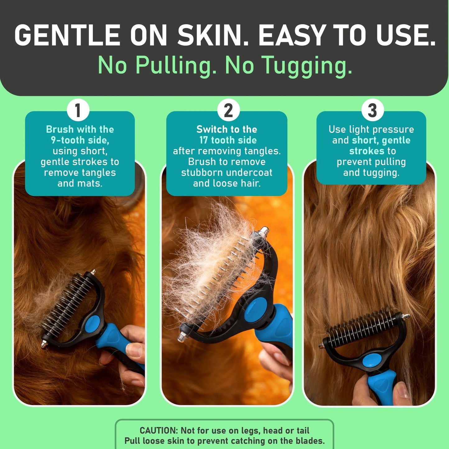 ✨[BOGO Deal]Dual-Sided Pet Deshedding Brush for Dogs & Cats🐶🐱