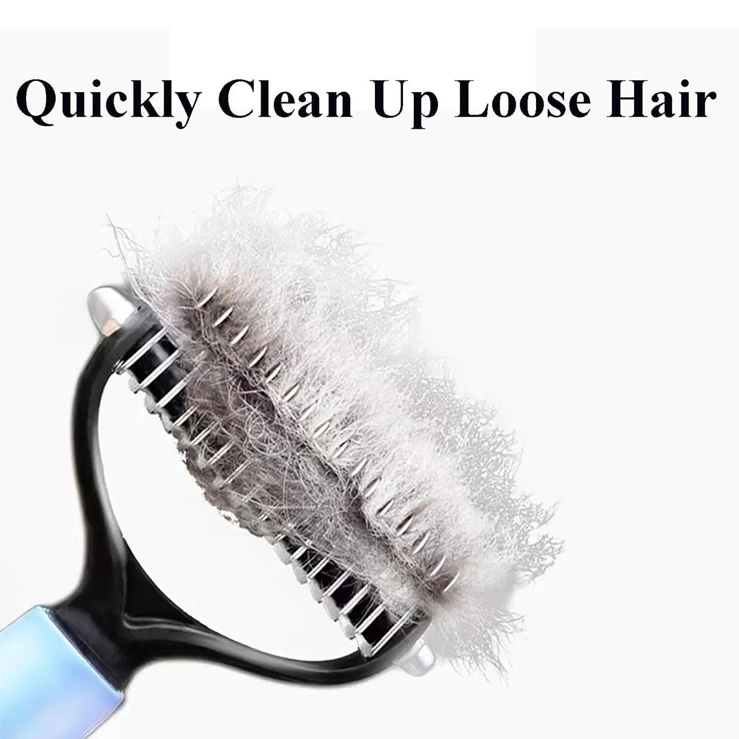 ✨[BOGO Deal]Dual-Sided Pet Deshedding Brush for Dogs & Cats🐶🐱