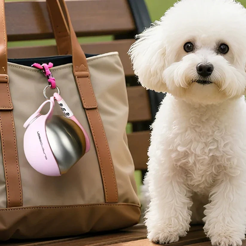 PawSip Pet Water Bottle With Bowl