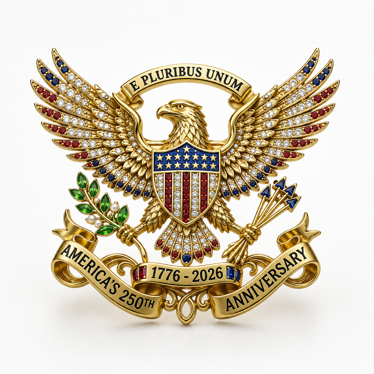 🔥🔥 Father's Day Special:US 250th Anniversary Brooch Pin