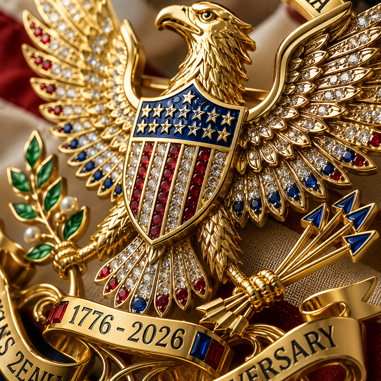 🔥🔥 Father's Day Special:US 250th Anniversary Brooch Pin
