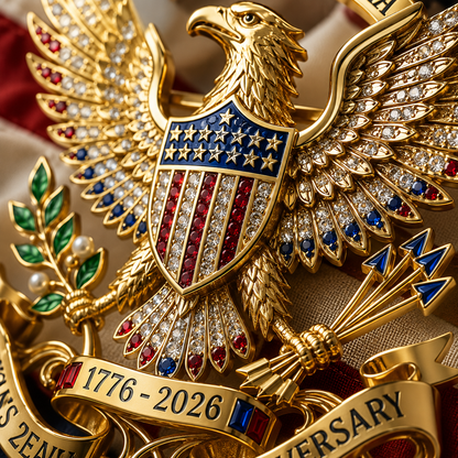 🔥🔥 Father's Day Special:US 250th Anniversary Brooch Pin