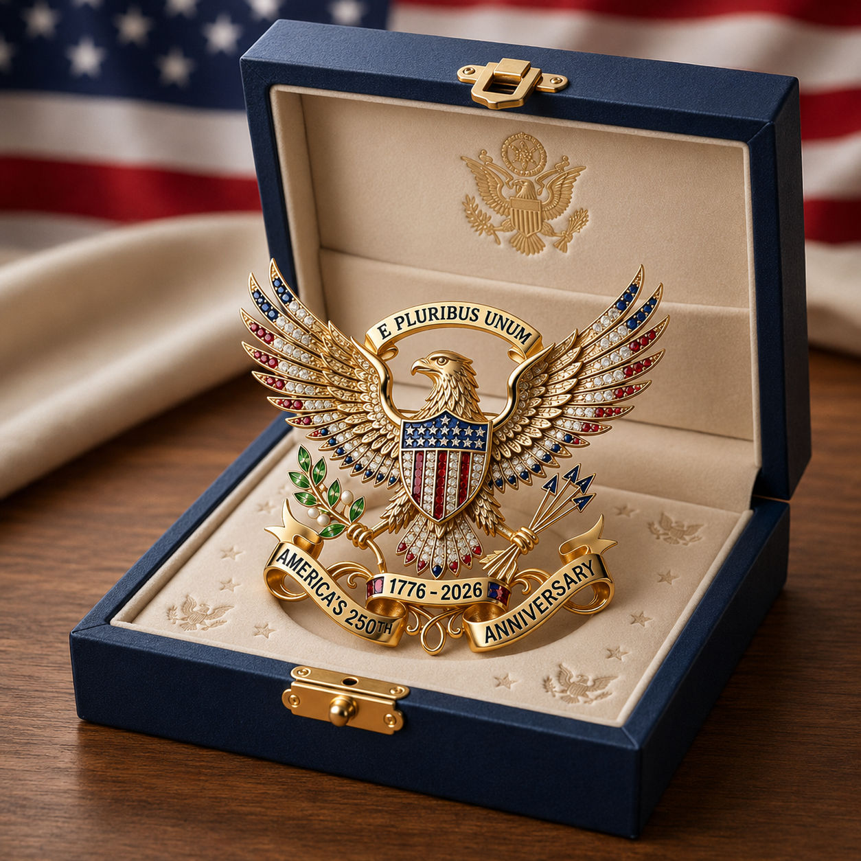 🔥🔥 Father's Day Special:US 250th Anniversary Brooch Pin