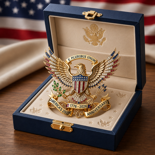 🔥🔥 Father's Day Special:US 250th Anniversary Brooch Pin