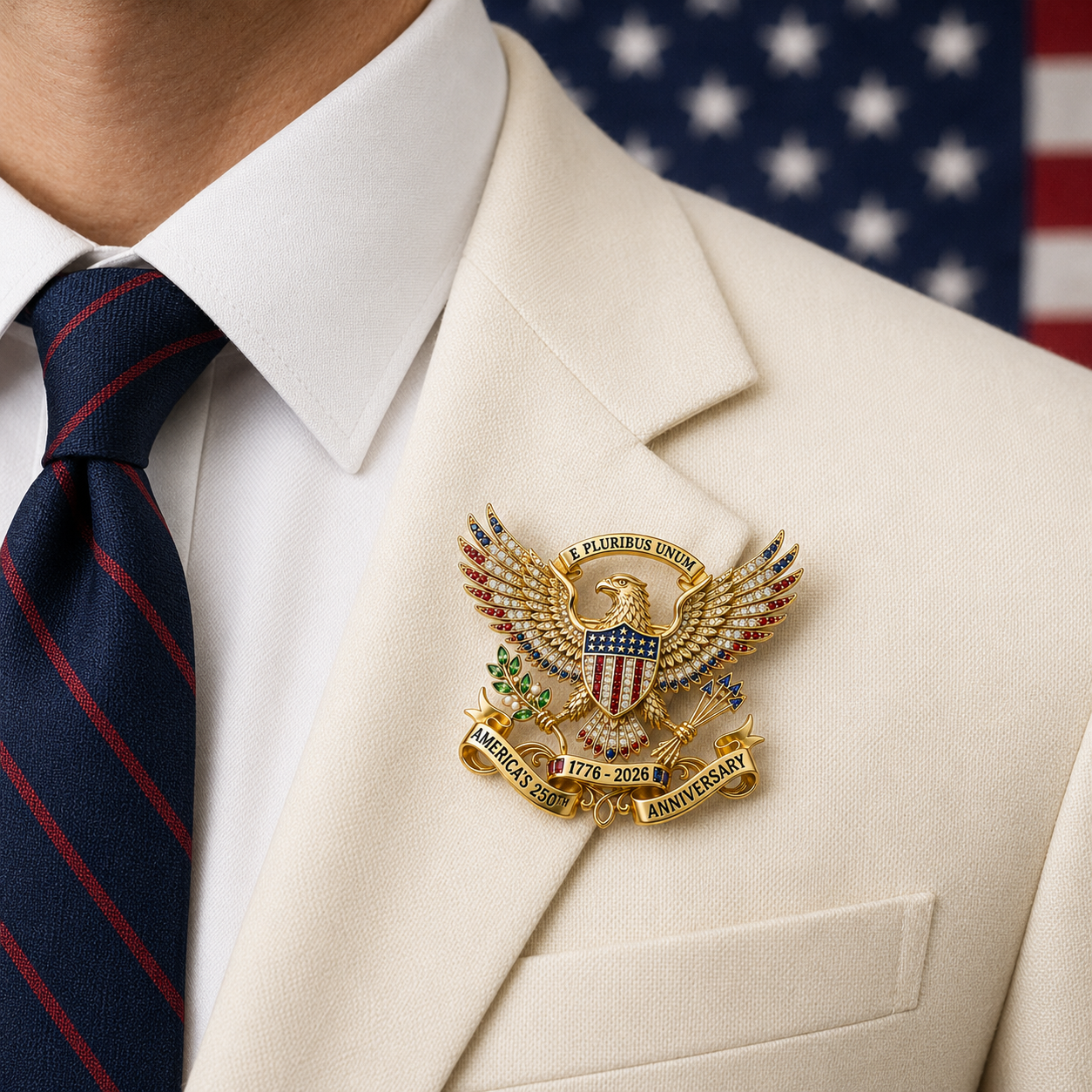 🔥🔥 Father's Day Special:US 250th Anniversary Brooch Pin