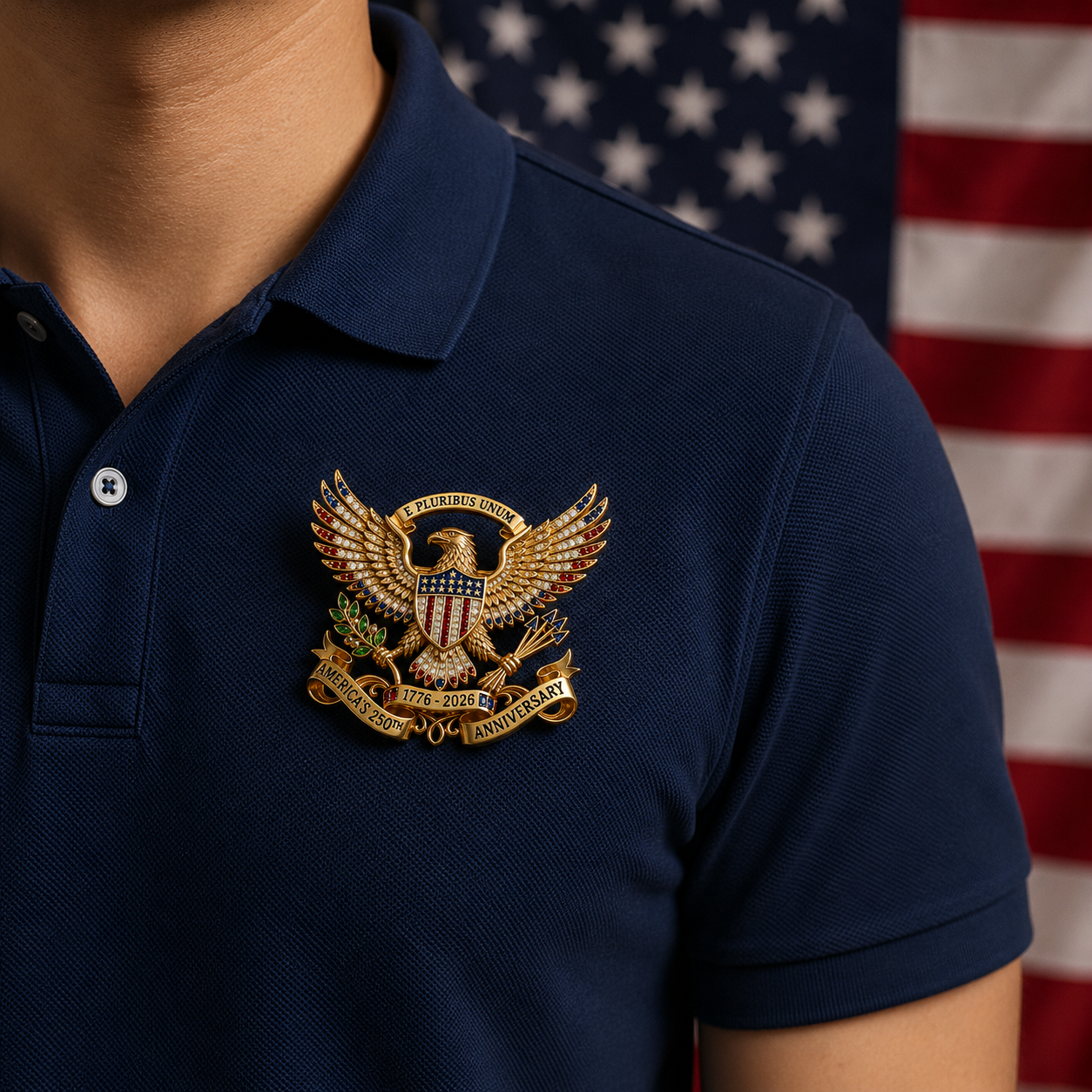 🔥🔥 Father's Day Special:US 250th Anniversary Brooch Pin