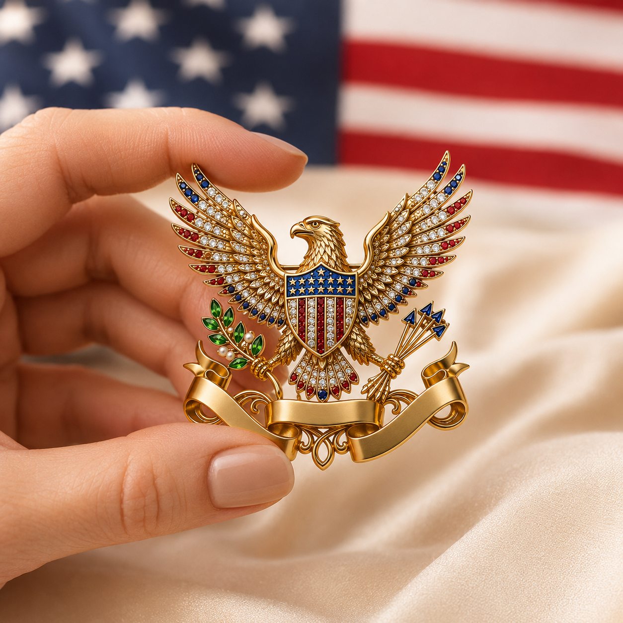 🔥🔥 Father's Day Special:US 250th Anniversary Brooch Pin