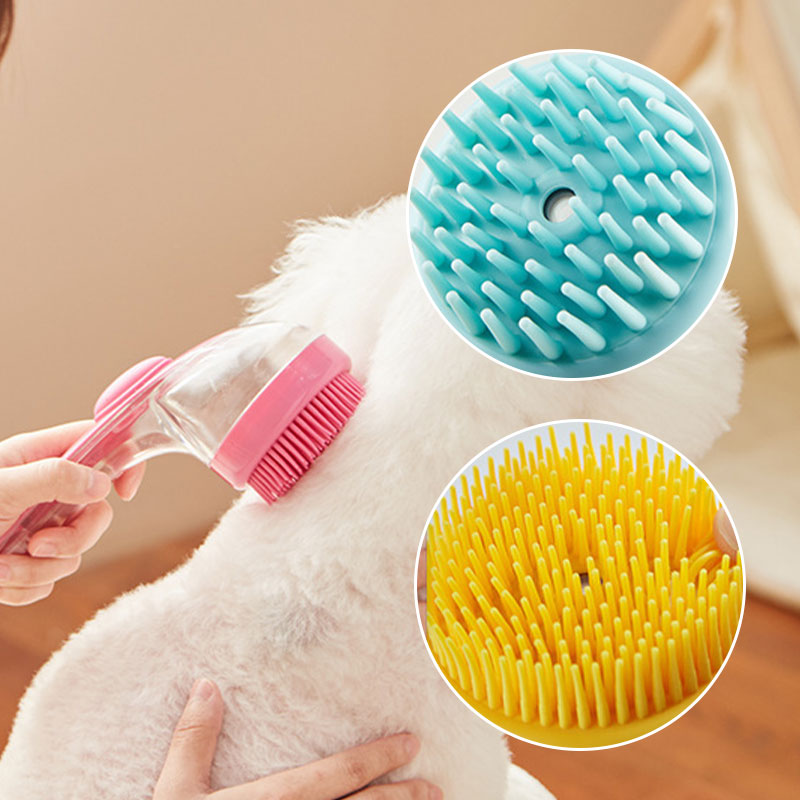 Buy 1 Get 1 Free — 2-in-1 Shampoo Dispensing Pet Bath Brush